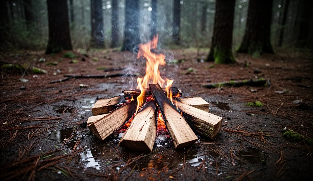 Bushcraft Fire Starting in Wet Coniferous Forests