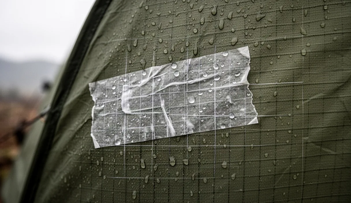 Repairing Torn Ripstop Nylon Tents in the Backcountry